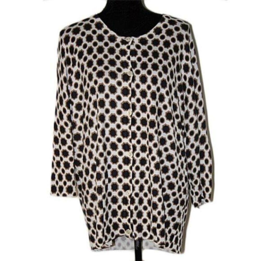 Merona Collection Printed Cardigan Size 3